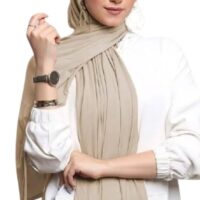 سكارف حجاب مودال للنساء، 190 سم × 75 سم