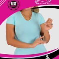 بدي نسائي نص كم الدباغ قطن 100%