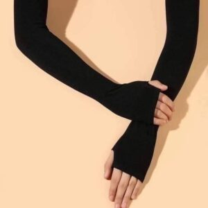 معصم قطن بفتحة إصبع مريح ومرن مشد وملابس داخلية