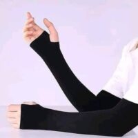 معصم قطن بفتحة إصبع مريح ومرن